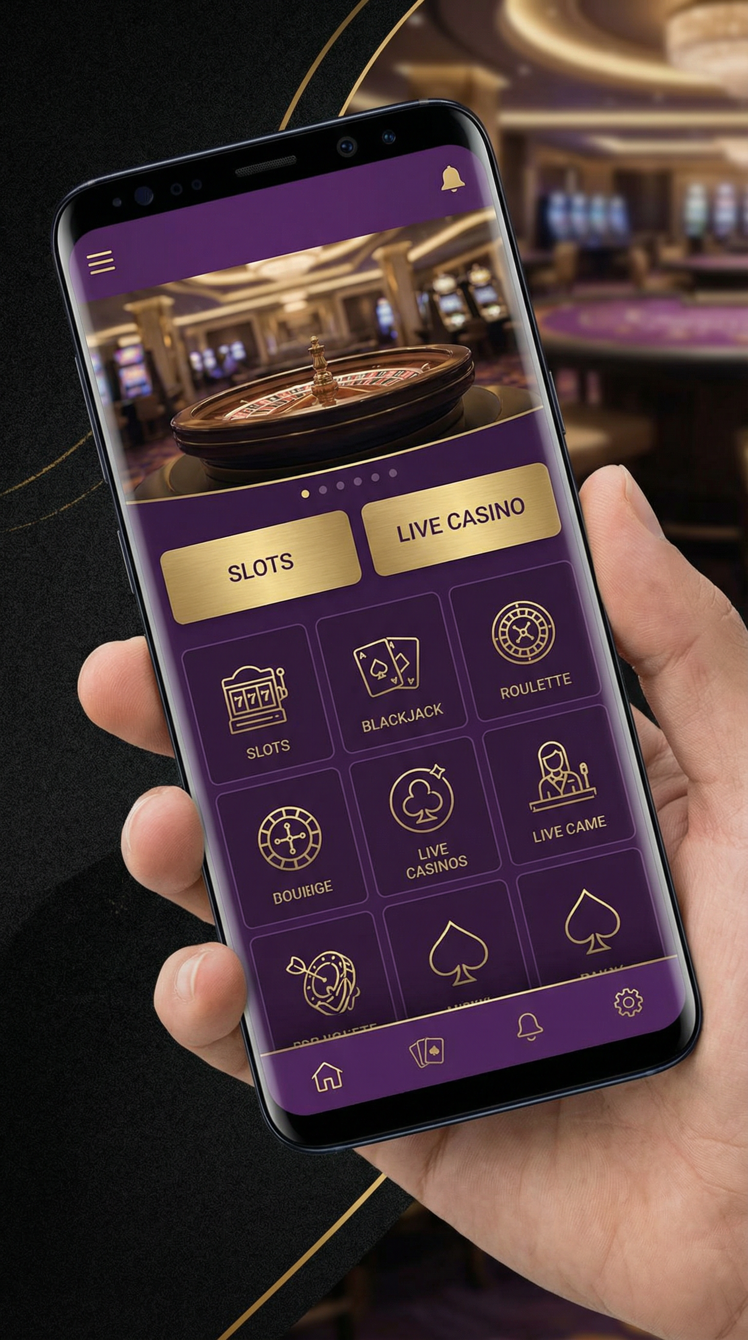 彩金网手机APP界面展示